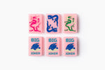 The Classic Line: Petal Pink Mahjong Tiles