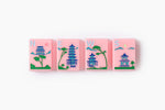The Classic Line: Petal Pink Mahjong Tiles