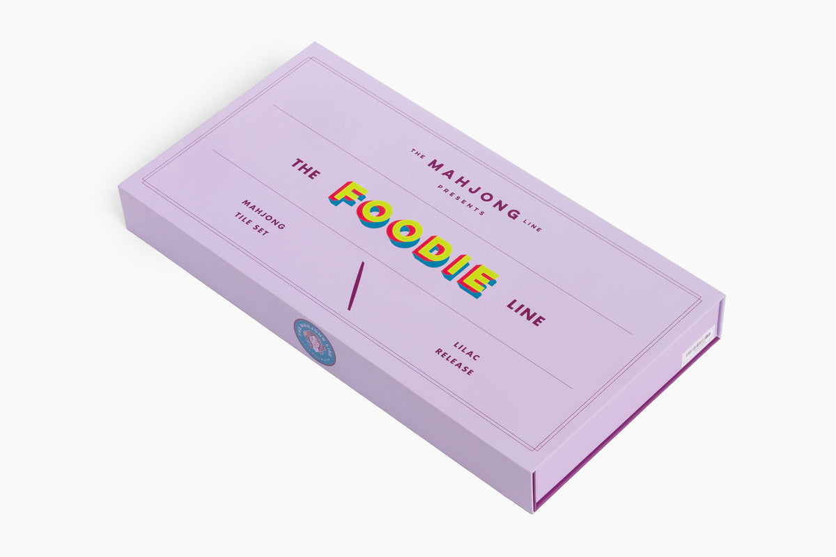 The Foodie Line: Lilac Mahjong Tiles