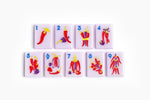 The Foodie Line: Lilac Mahjong Tiles