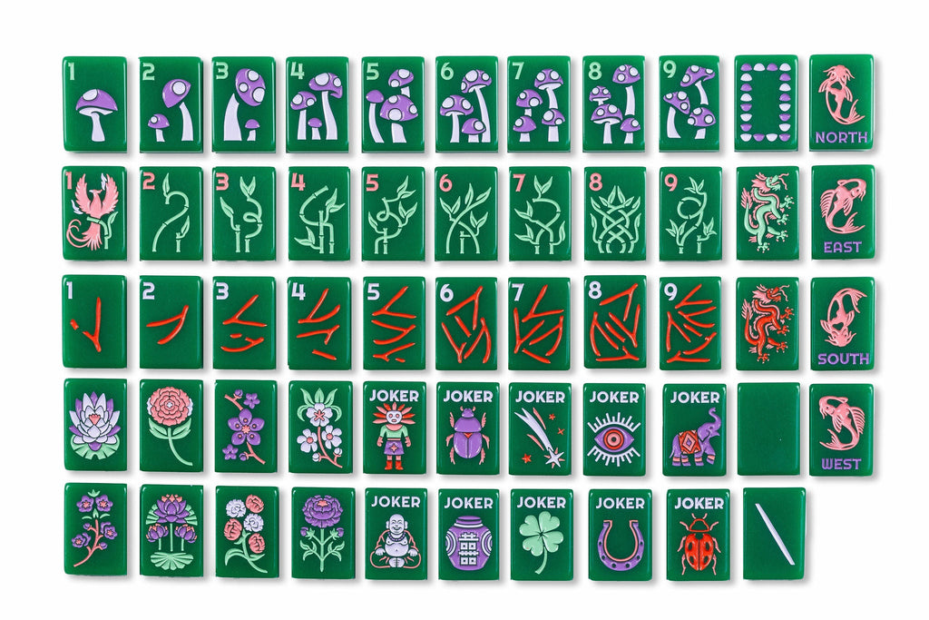 The Cheeky Line - Mahjong Tile Set - Petal Pink Limited Release – The  Mahjong Line