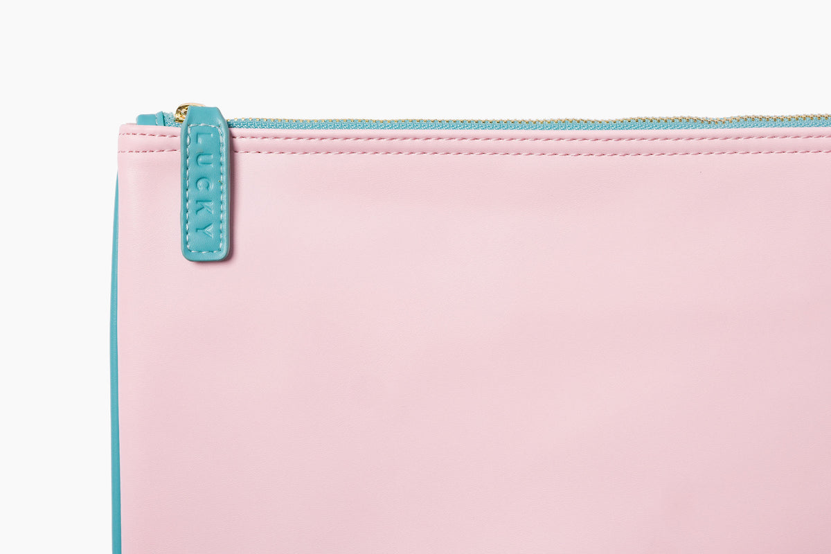 The Lucky Line: Shell Pink Mahjong Tiles