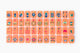 The Minimal Line: Barney Orange Mahjong Tiles