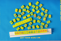 The Minimal Line: Canary Yellow Mahjong Tiles