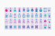 The Minimal Line: Lilac Mahjong Tiles