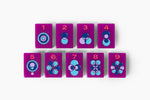 The Minimal Line: Plum Mahjong Tiles