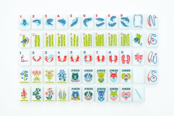 The Mountain Line: Big Sky Mahjong Tiles