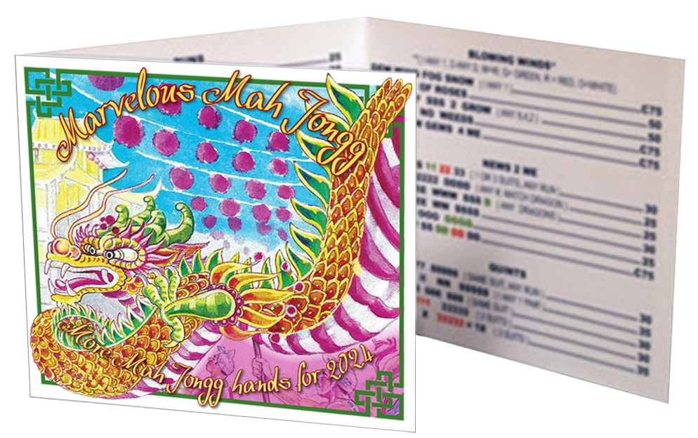 Marvelous Mah Jongg Playing Card 2025 The Mahjong Line