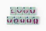 The Mountain Line: Sage Green Mahjong Tiles