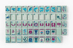 The Mountain Line: Sage Green Mahjong Tiles