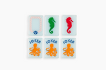 The Ocean Line: Barely Blue Mahjong Tiles