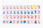 The Ocean Line: Shell Pink Mahjong Tiles