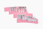 Stackable Plastic Playing Card Racks: Set of 4 with drawstring bag