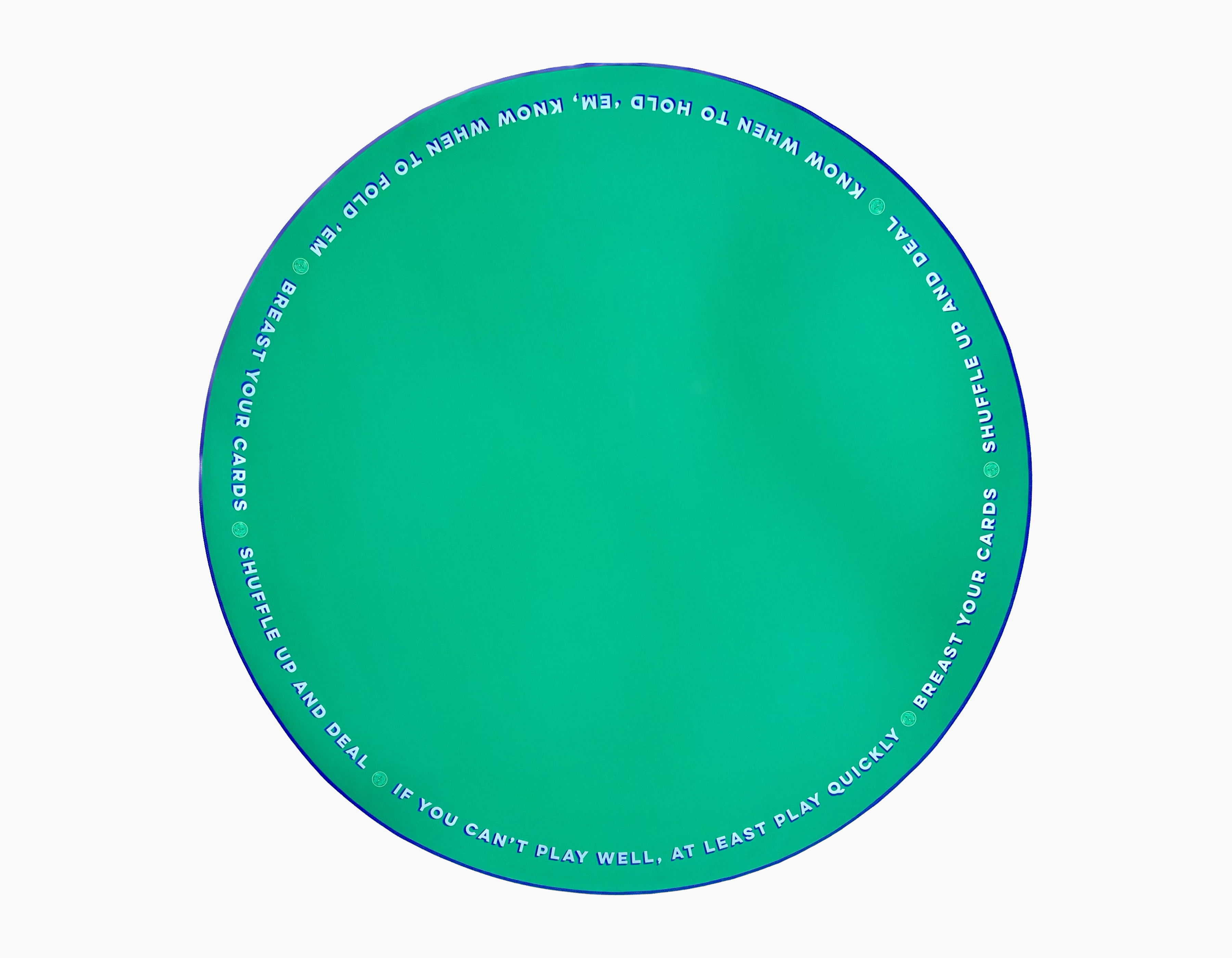 Round Playing Mat - Durable Stylish Neoprene Mat– The Mahjong Line