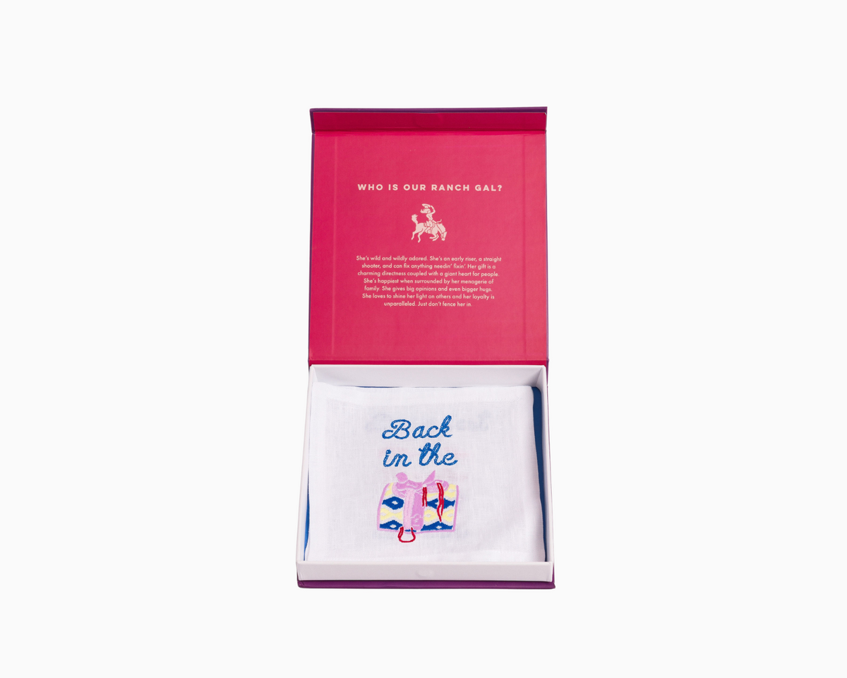 Ranch Line - Linen Cocktail Napkins