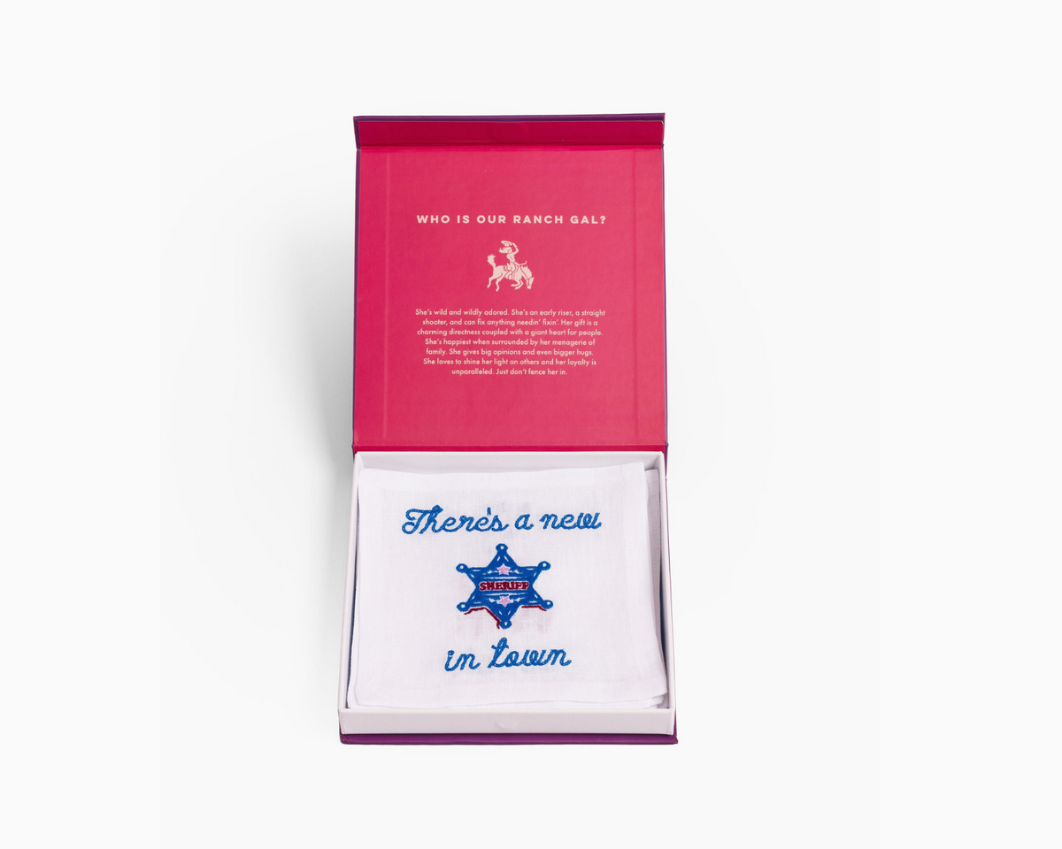 Ranch Line - Linen Cocktail Napkins
