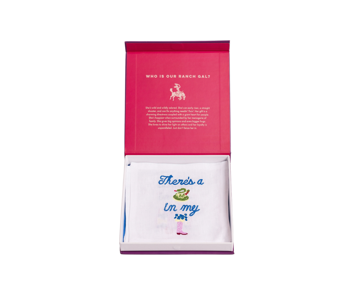 Ranch Line - Linen Cocktail Napkins