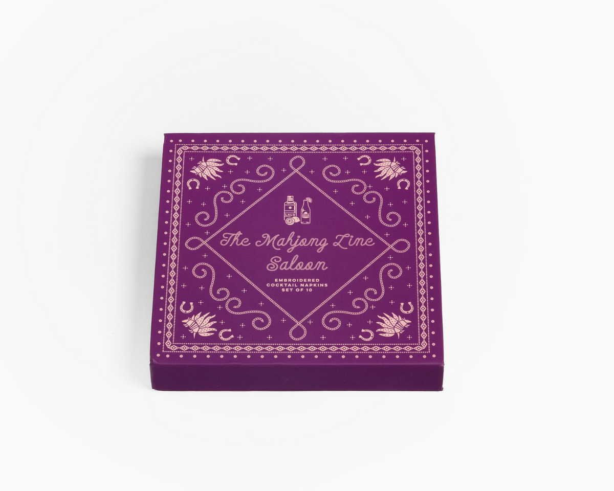Ranch Line - Linen Cocktail Napkins