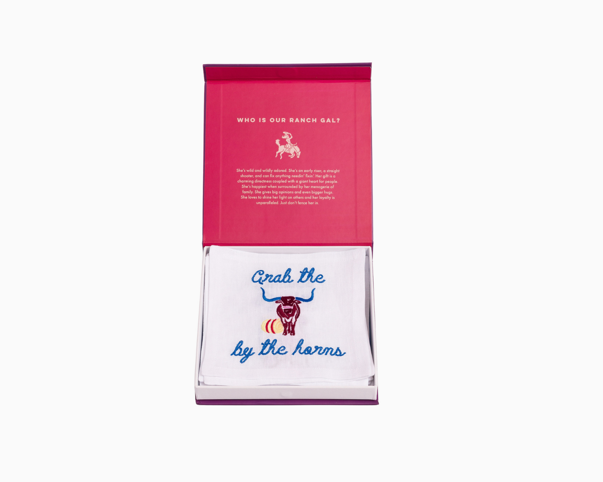 Ranch Line - Linen Cocktail Napkins