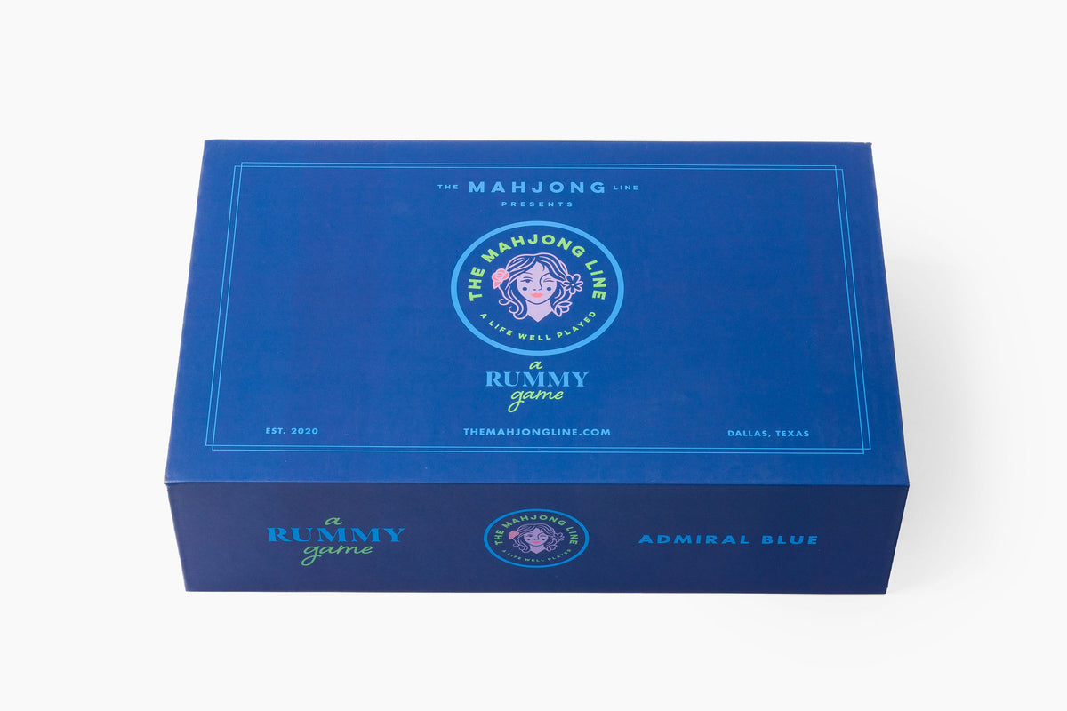 Rummy Tile Set: Admiral Blue