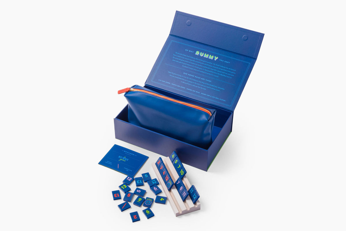 Rummy Tile Set: Admiral Blue