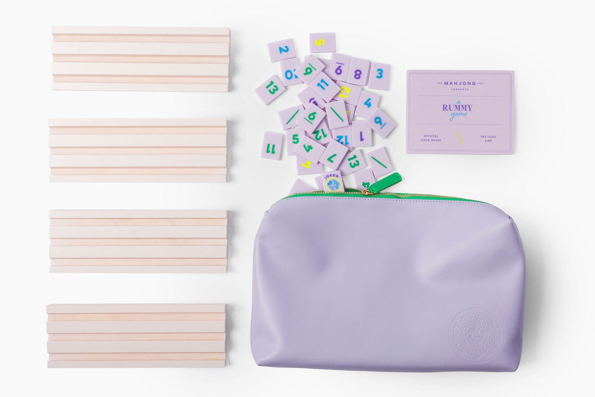 The Mahjong Line: Lilac Rummy Tile Set