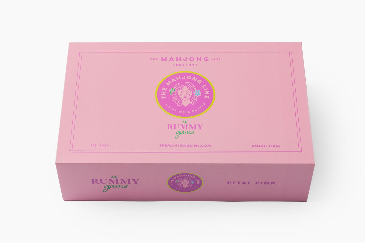 Rummy Tile Set: Petal Pink