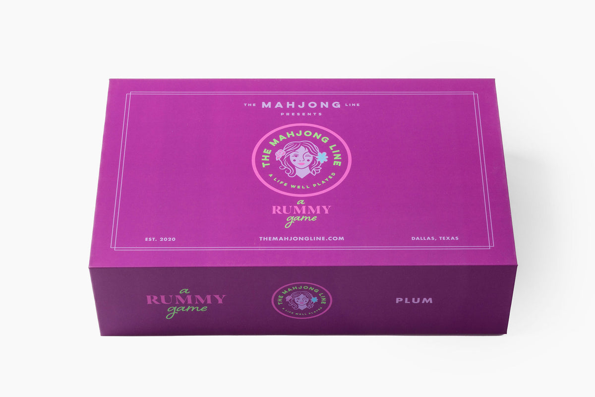 Rummy Tile Set: Plum