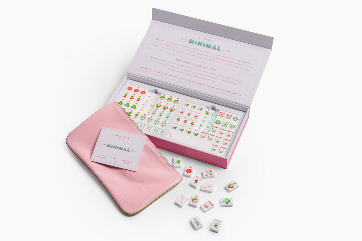 The Minimal Line: Palm Springs Mahjong Tiles