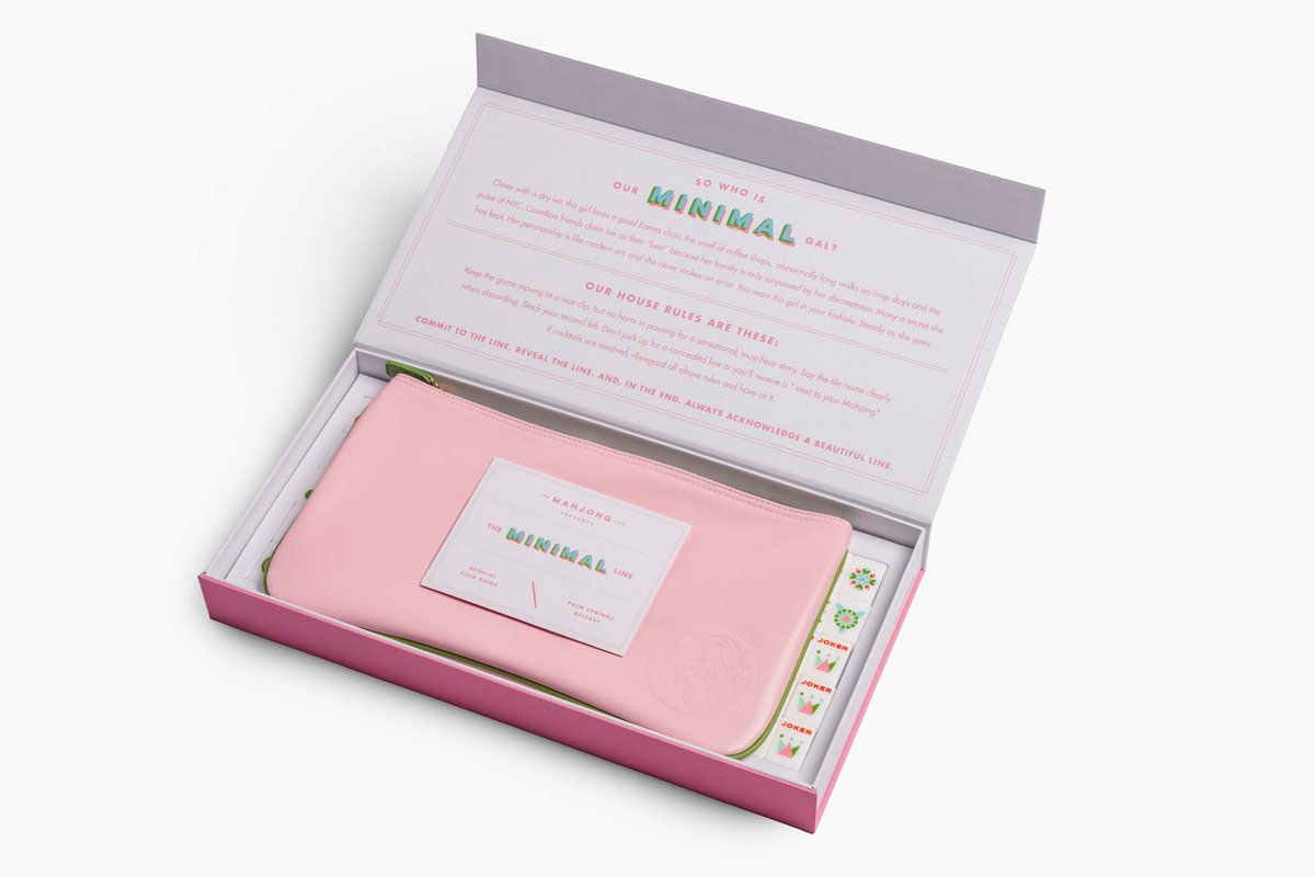 The Minimal Line: Palm Springs Mahjong Tiles