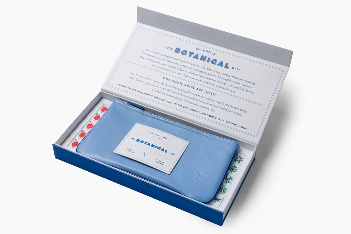 The Botanical Line: Newport Mahjong Tiles