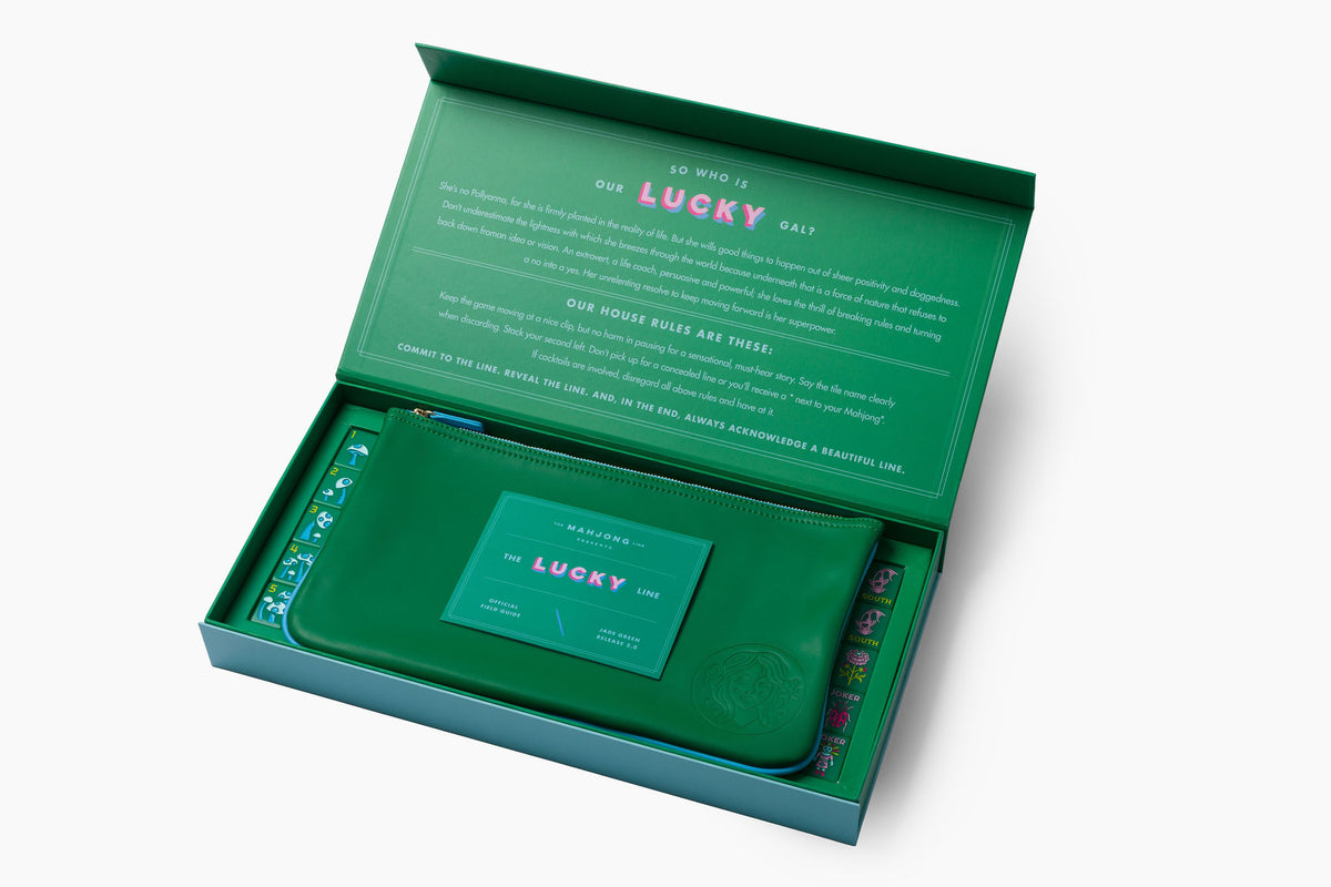 The Lucky Line: Jade Green 2.0 Mahjong Tiles