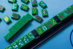 The Lucky Line: Jade Green 2.0 Mahjong Tiles