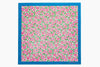 Floral with Blue Border