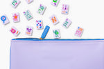 The Cheeky Line: Lilac Mahjong Tiles