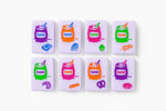 The Cheeky Line: Lilac Mahjong Tiles