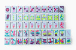 The Classic Line: Cornflower Blue Mahjong Tiles