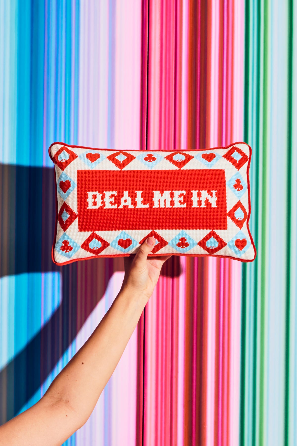 TML x Furbish Studio Pillow - Deal Me In