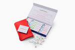 The Americana Line: Crisp White Mahjong Tiles