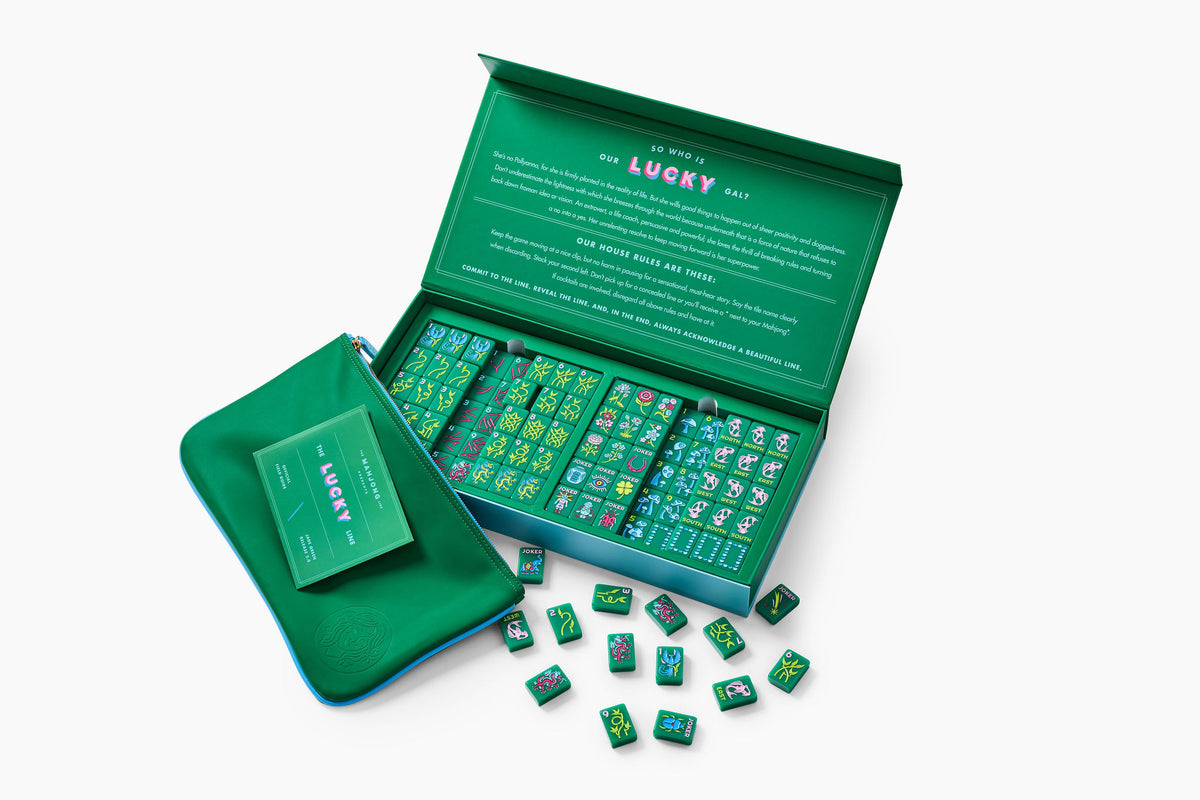 The Lucky Line: Jade Green 2.0 Mahjong Tiles