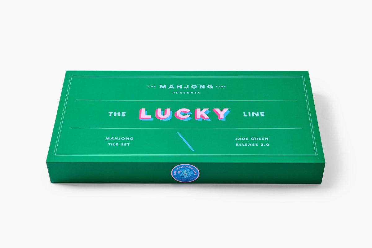 The Lucky Line: Jade Green 2.0 Mahjong Tiles