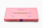 The Minimal Line: Petal Pink Mahjong Tiles