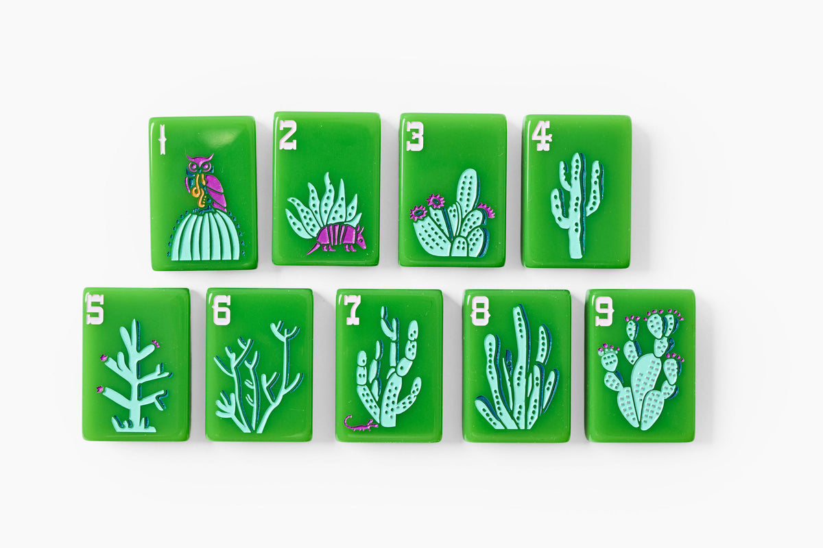 The Ranch Line: Avocado Green Ranch Mahjong Tiles