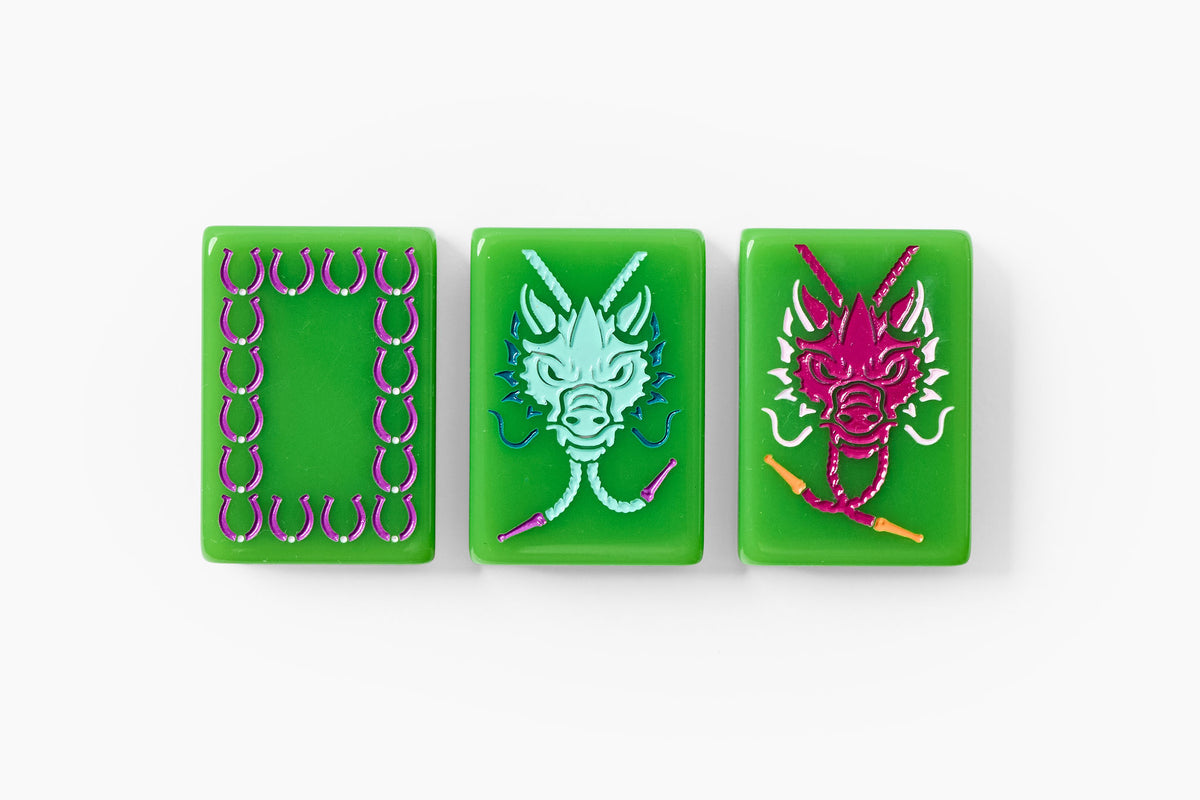 The Ranch Line: Avocado Green Ranch Mahjong Tiles