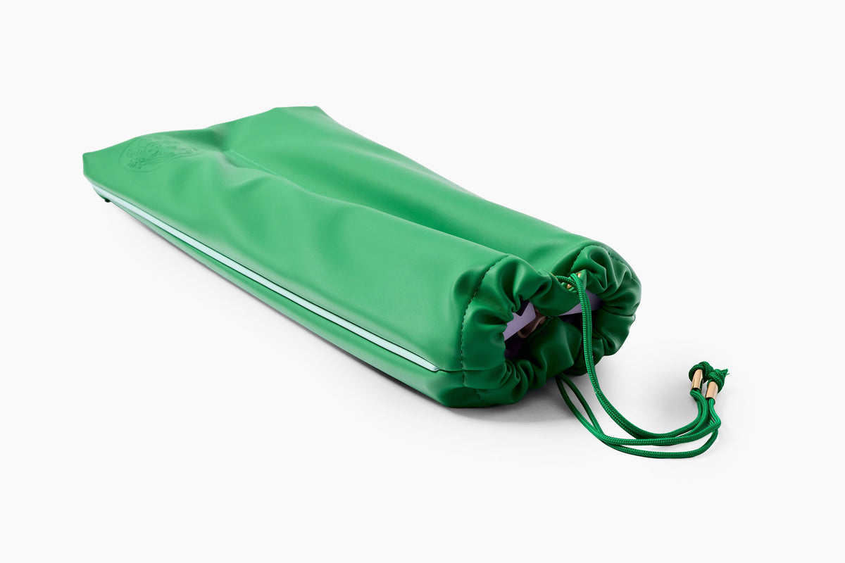 Vegan Leather Drawstring Mahjong Rack Bag