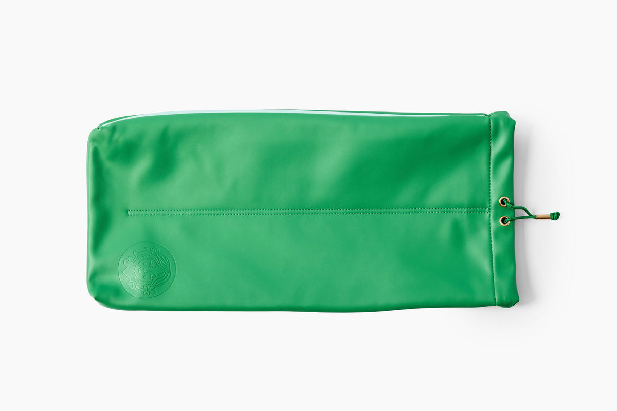 Vegan Leather Drawstring Mahjong Rack Bag