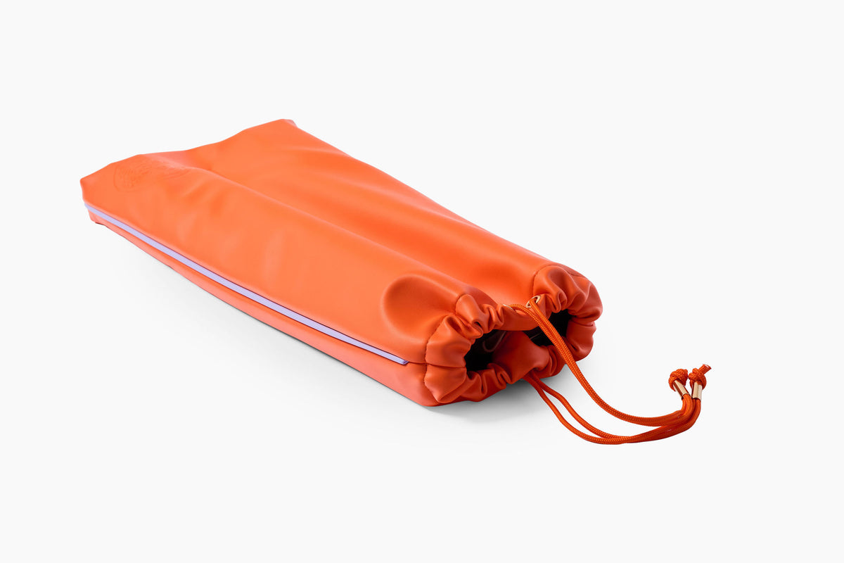 Vegan Leather Drawstring Mahjong Rack Bag