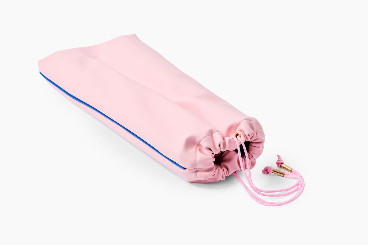 Vegan Leather Drawstring Mahjong Rack Bag