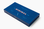 The Minimal Line: Admiral Blue Mahjong Tiles