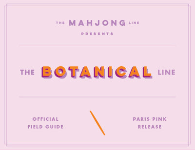 Botanical Line: Paris Pink Release - American Mahjong Field Guide
